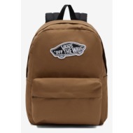 vans old skool classic backpack brown 100 % recycled polyester