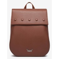 vuch melvin backpack brown genuine leather
