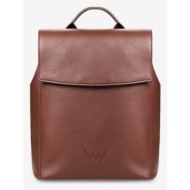 vuch gioia brown backpack brown artificial leather