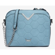 vuch fossy cross body bag blue artificial leather