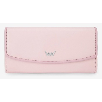 vuch alfio pink wallet pink artificial leather