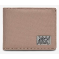 vuch milton wallet beige outer part - 50% recycled polyester, 50% genuine leather; inner part - 100%