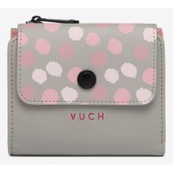 vuch fifi wallet grey artificial leather
