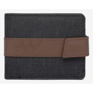 vuch aidan wallet grey outer part - 60% polyester, 40% genuine leather; inner part - 100% polyester