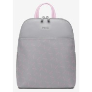 vuch filipa mn backpack grey artificial leather