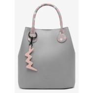 vuch gabi dotty grey handbag grey outer part - 100% polyurethane; inner part - 100% polyester