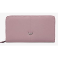 vuch judith pink wallet pink outer part - 100% genuine leather; inner part - 100% polyester