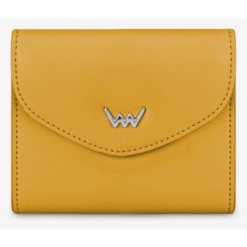 vuch enzo mini yellow wallet yellow outer part - 100%