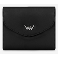 vuch enzo mini black wallet black outer part - 100% polyurethane; inner part - 100% polyester