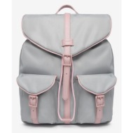 vuch hattie backpack grey outer part - 80% polyester, 20% polyurethane; inner part - 100% polyester