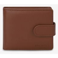 vuch aris brown wallet brown artificial leather
