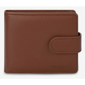 vuch aris brown wallet brown artificial leather σε προσφορά