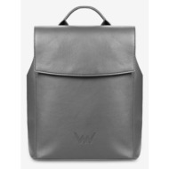 vuch gioia grey backpack grey artificial leather