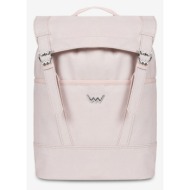vuch woody black backpack pink polyester
