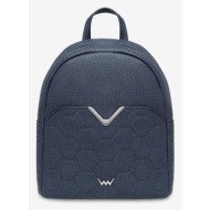 vuch arlen fossy blue backpack blue artificial leather