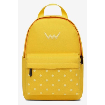 vuch barry yellow backpack yellow polyester