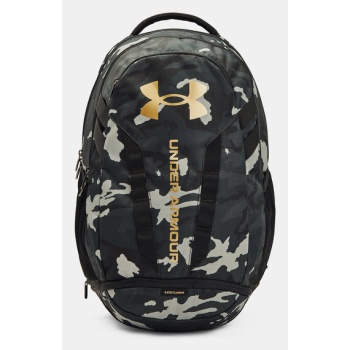 under armour ua hustle 5.0 backpack black 100% polyester σε προσφορά