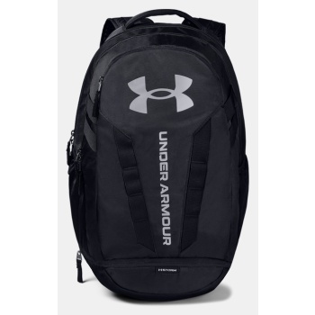 under armour ua hustle 5.0 backpack black 100% polyester σε προσφορά