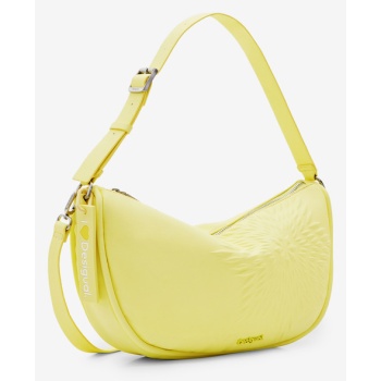 desigual aquiles z sheffield handbag yellow polyurethane