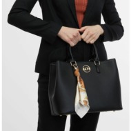 orsay handbag black outer part - polyurethane; lining - polyester