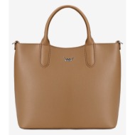 vuch christel brown handbag brown outer part - 100% polyurethane; inner part - 100% polyester