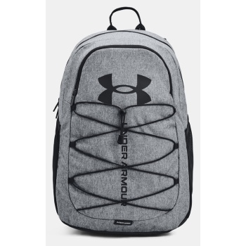 under armour ua hustle sport backpack grey 100% polyester σε προσφορά