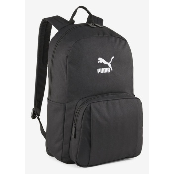 puma classics archive backpack black recycled polyester