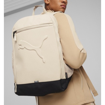 puma buzz backpack beige polyester, nylon