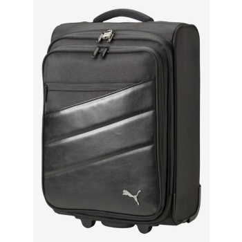 puma team trolley bag suitcase black polyester, polyuretane