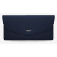 vuch enzo wallet blue artificial leather