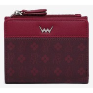 vuch marva mini wine wallet red artificial leather