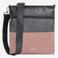 vuch prisco grey cross body bag grey outer part - artificial leather; inner part - polyester