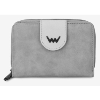 vuch paulie grey wallet grey artificial leather