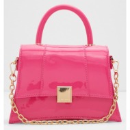 aldo kindra handbag pink outer part - polyurethane; lining - recycled polyester