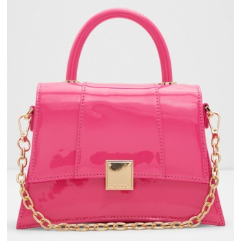 aldo kindra handbag pink outer part - polyurethane; lining σε προσφορά