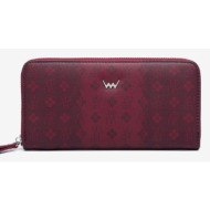 vuch marva wine wallet red artificial leather