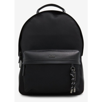 aldo simon backpack black nylon, polyester, polyurethane σε προσφορά