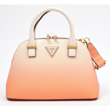 guess lossie handbag orange polyurethane