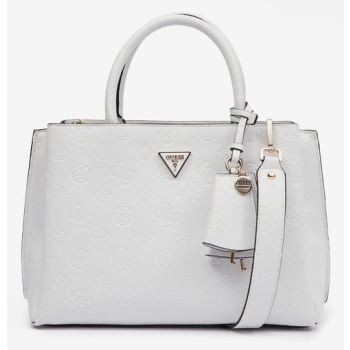 guess jena elite handbag white polyurethane σε προσφορά