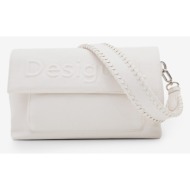 desigual venecia 2.0 handbag white polyurethane