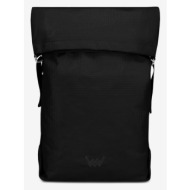 vuch brielle backpack black 100% recycled oxford