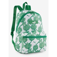 puma core pop backpack green polyester