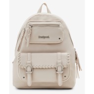 desigual omnia mombasa multi backpack white outer part - 100% polyurethane; inner part - 100% polyes