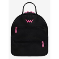 vuch dario black backpack black artificial leather