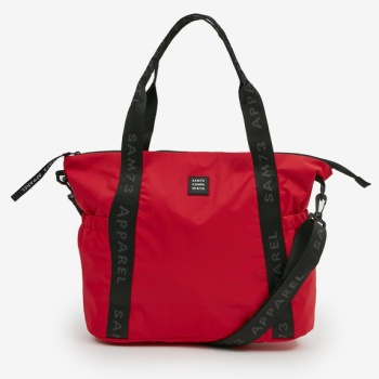sam 73 temse bag red outer part - 100% polyester; lining σε προσφορά