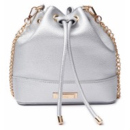 orsay handbag silver polyurethane