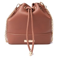 orsay handbag brown polyurethane