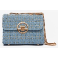 orsay handbag blue polyester
