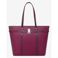 vuch barrie wine handbag red artificial leather