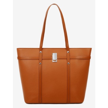 vuch barrie brown shopper bag brown artificial leather